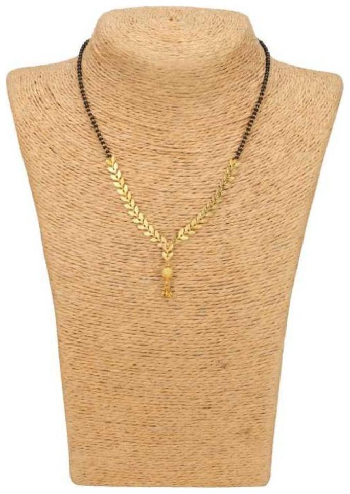 

Traditional gold plated mangalsutra set with 18 inches length chain