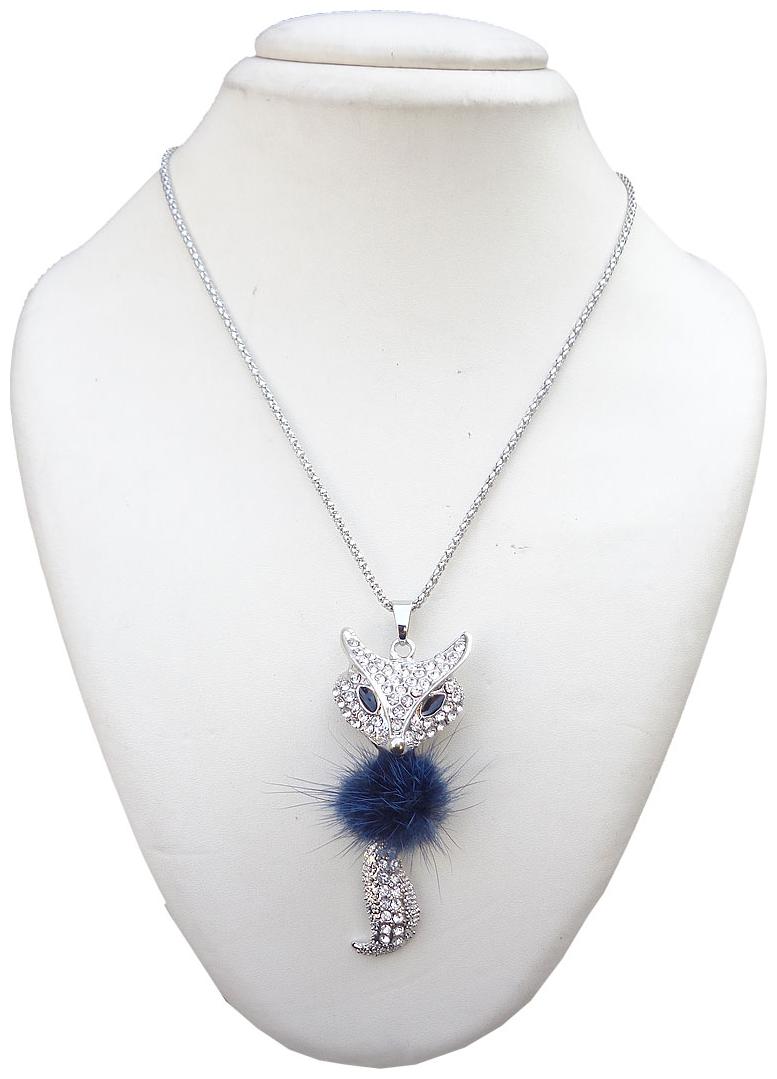 

Trendeela Shreshtha Silver Plated Owl Pendand set