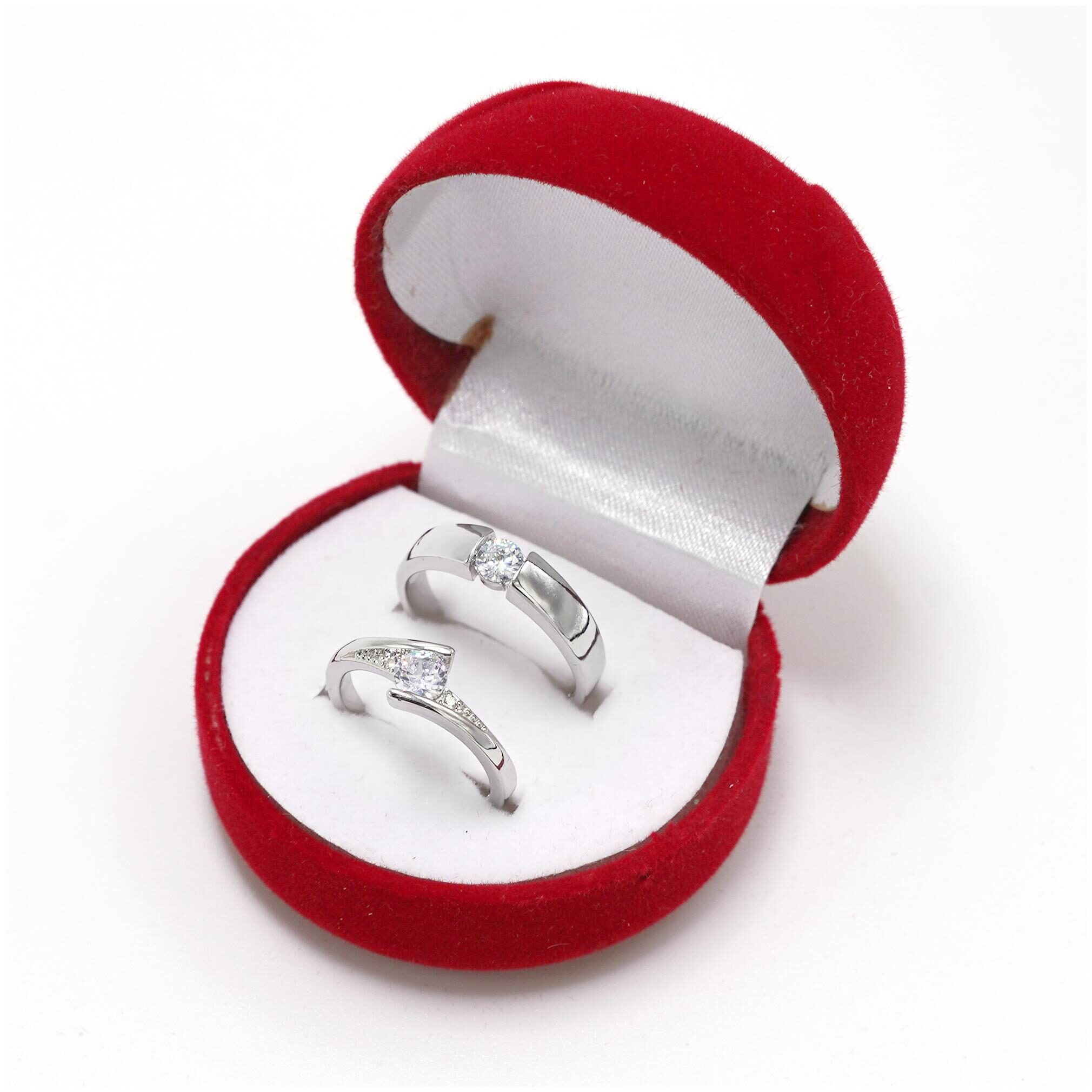 

Truelove Couple Ring for Valentine lovers in Silver plated