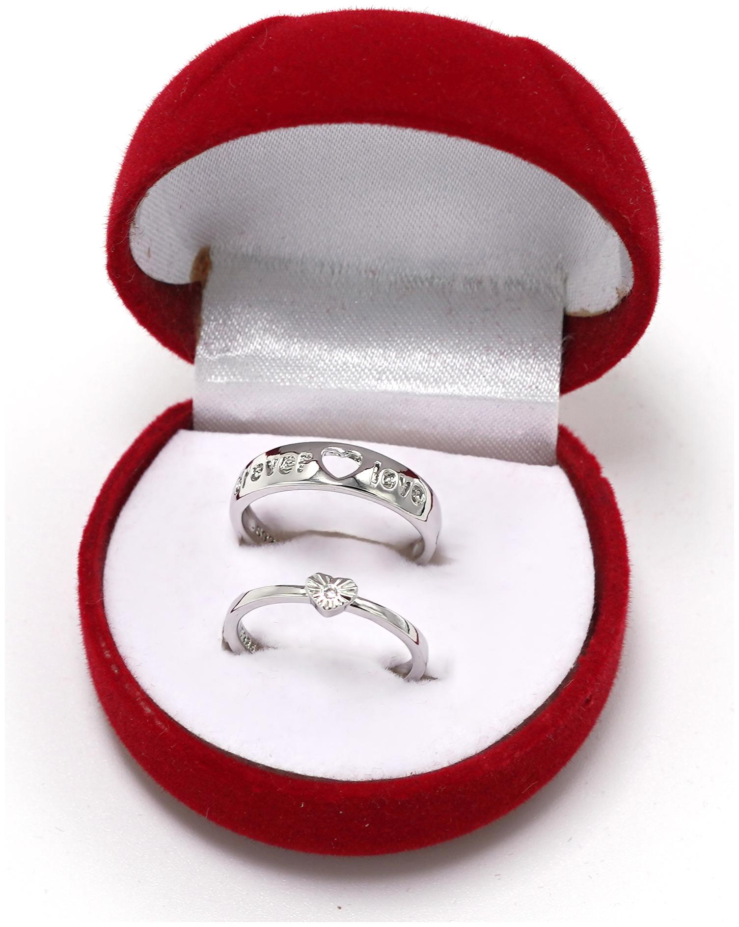 

Adjustable Couple Rings for lovers in Silver valentine gift proposal ring