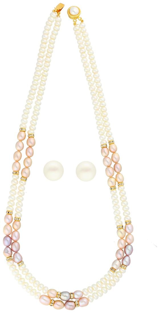 

TWO LINE NECKLACES BY SRI JAGDAMBA PEARLS
