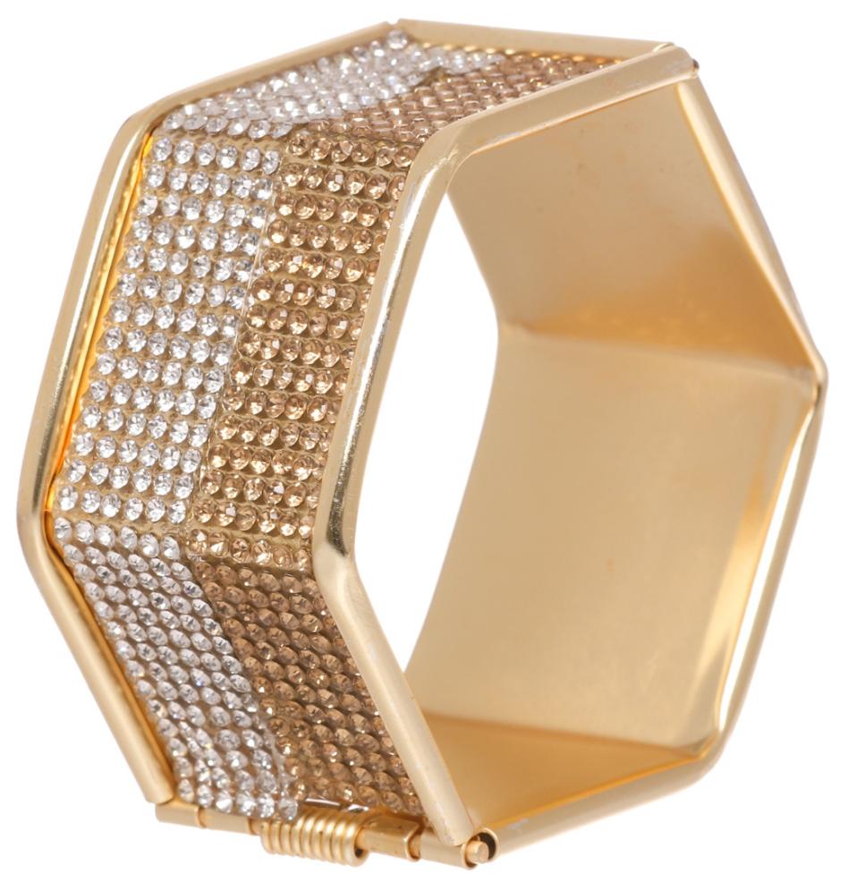 

Veejay Fashion Stylish Silver Golden Bracelet