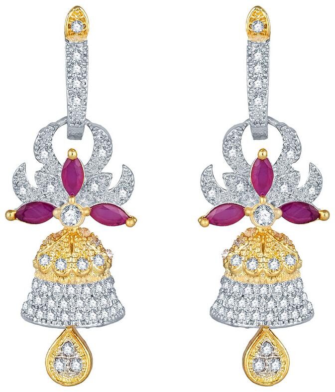 

Vermont American Diamond Fashion Fancy Pearl Earrings for Women