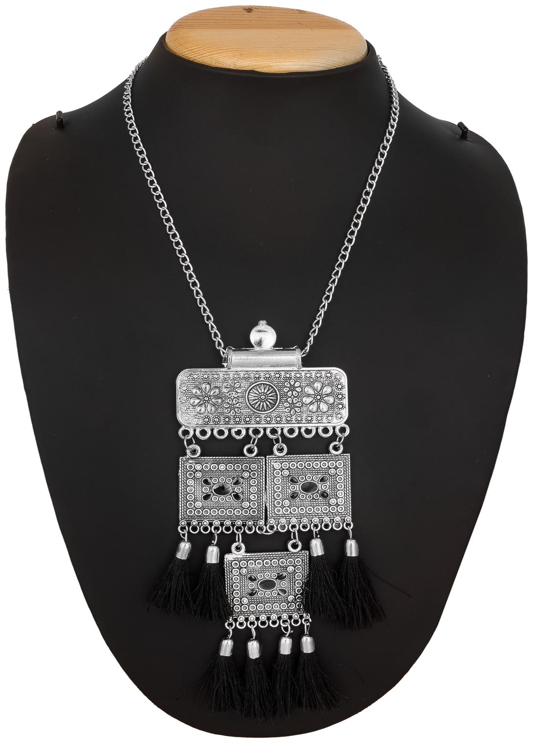 

Vermont Antique Silver Plated Necklace for Girls Women