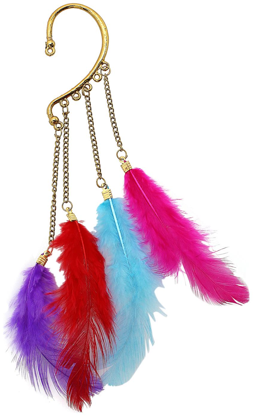 

Vermont Feather Non-Precious Metal Ear Cuff for Women