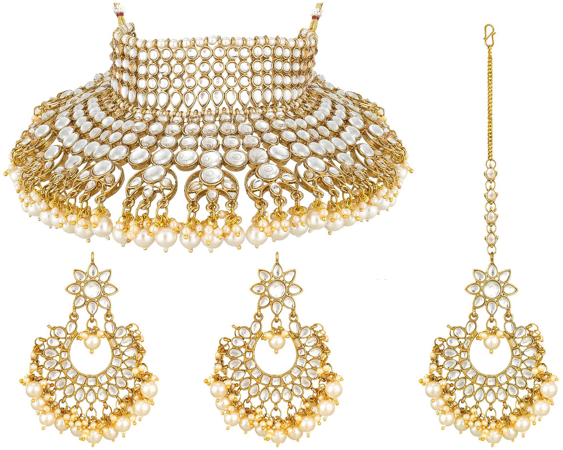

Vermont Latest Stylish Trendy Designer Gold Plated Set For Women Girls