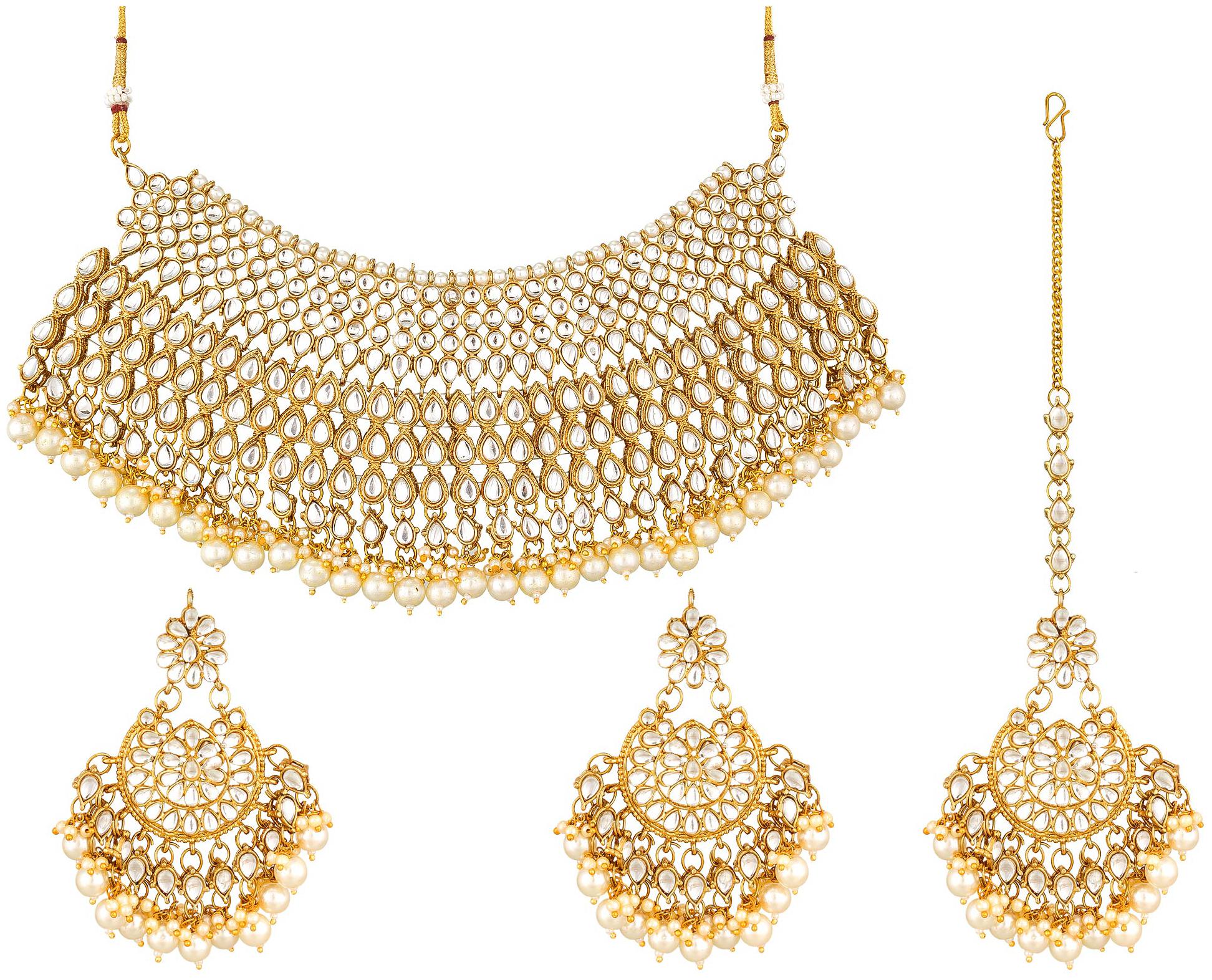

Vermont Latest Stylish Trendy Designer Gold Plated Set For Women Girls