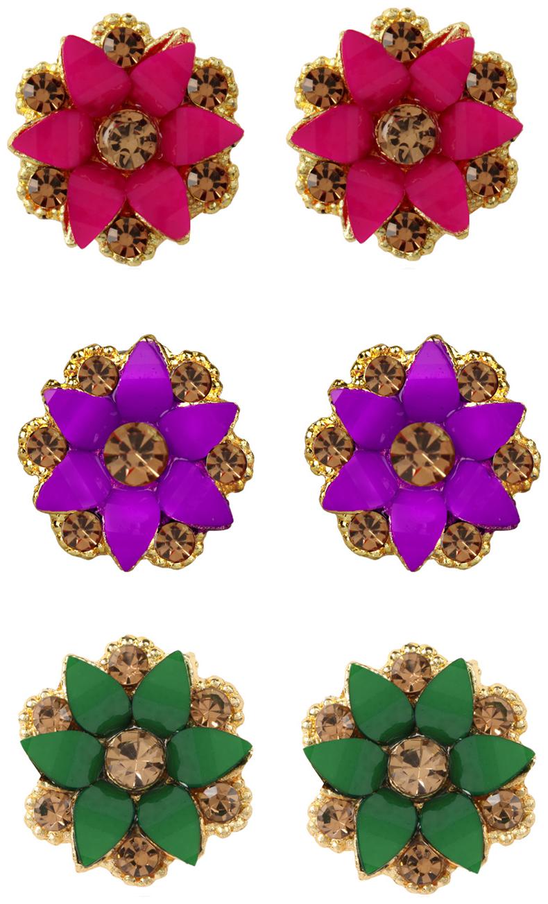 

VFI Gold-Plated Stud Earring For Women