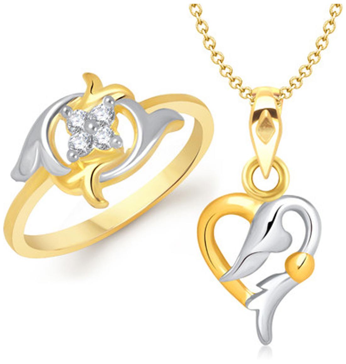 

VK Jewels Golden Jewel Set