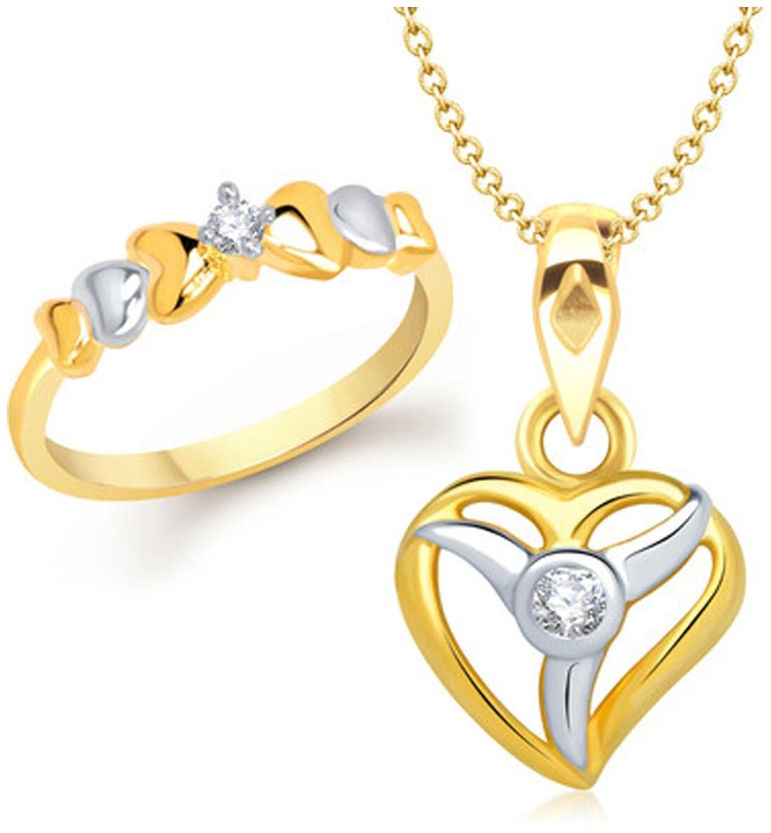 

VK Jewels Golden Jewel Set