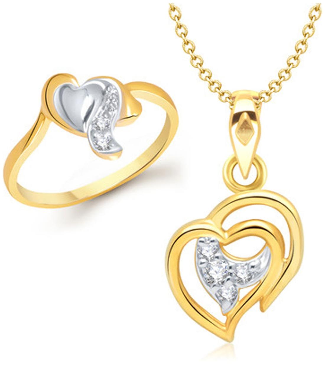

VK Jewels Golden Jewel Set