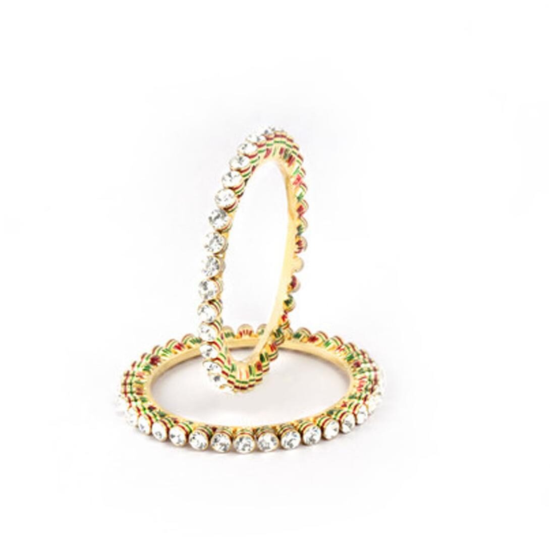 

VK Jewels Golden Bangle Set