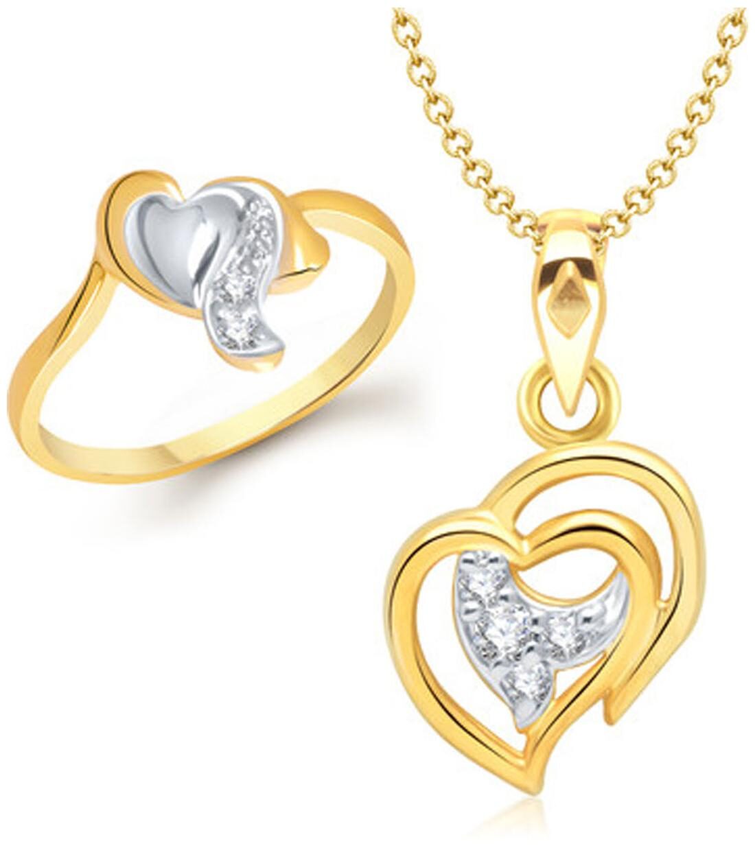 

VK Jewels Golden Jewel Set