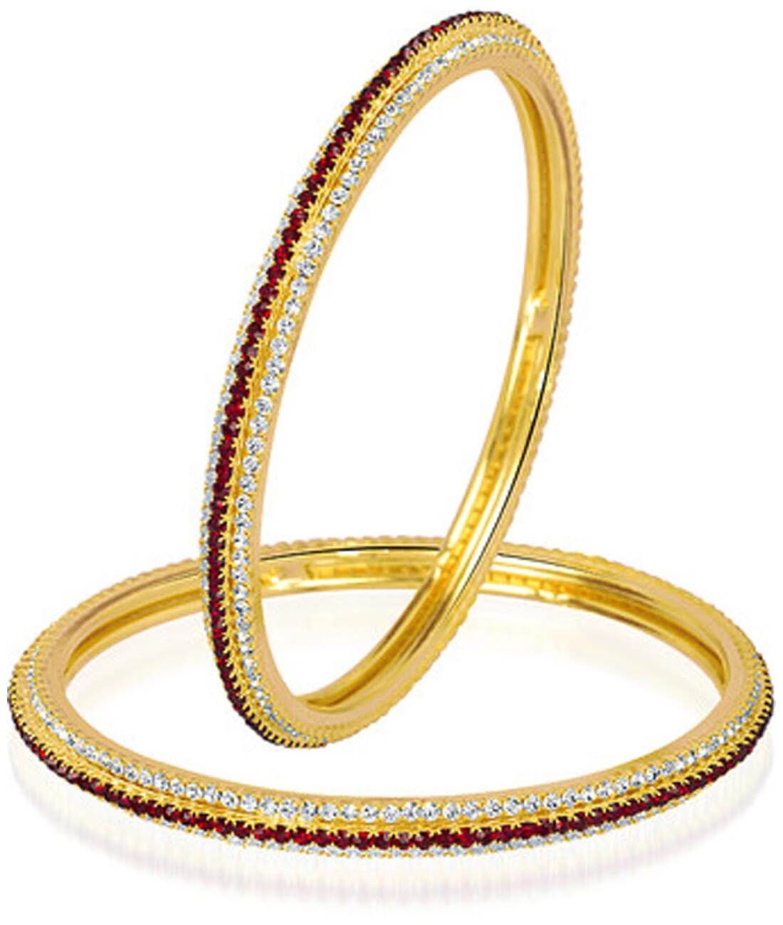 

VK Jewels Golden Bangle Set