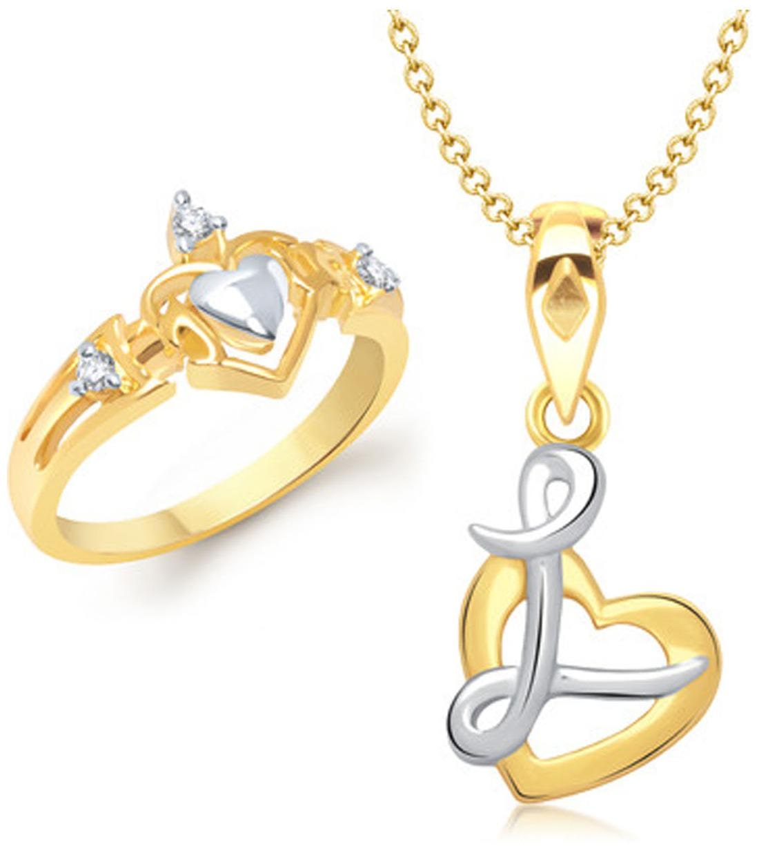 

VK Jewels Golden Jewel Set