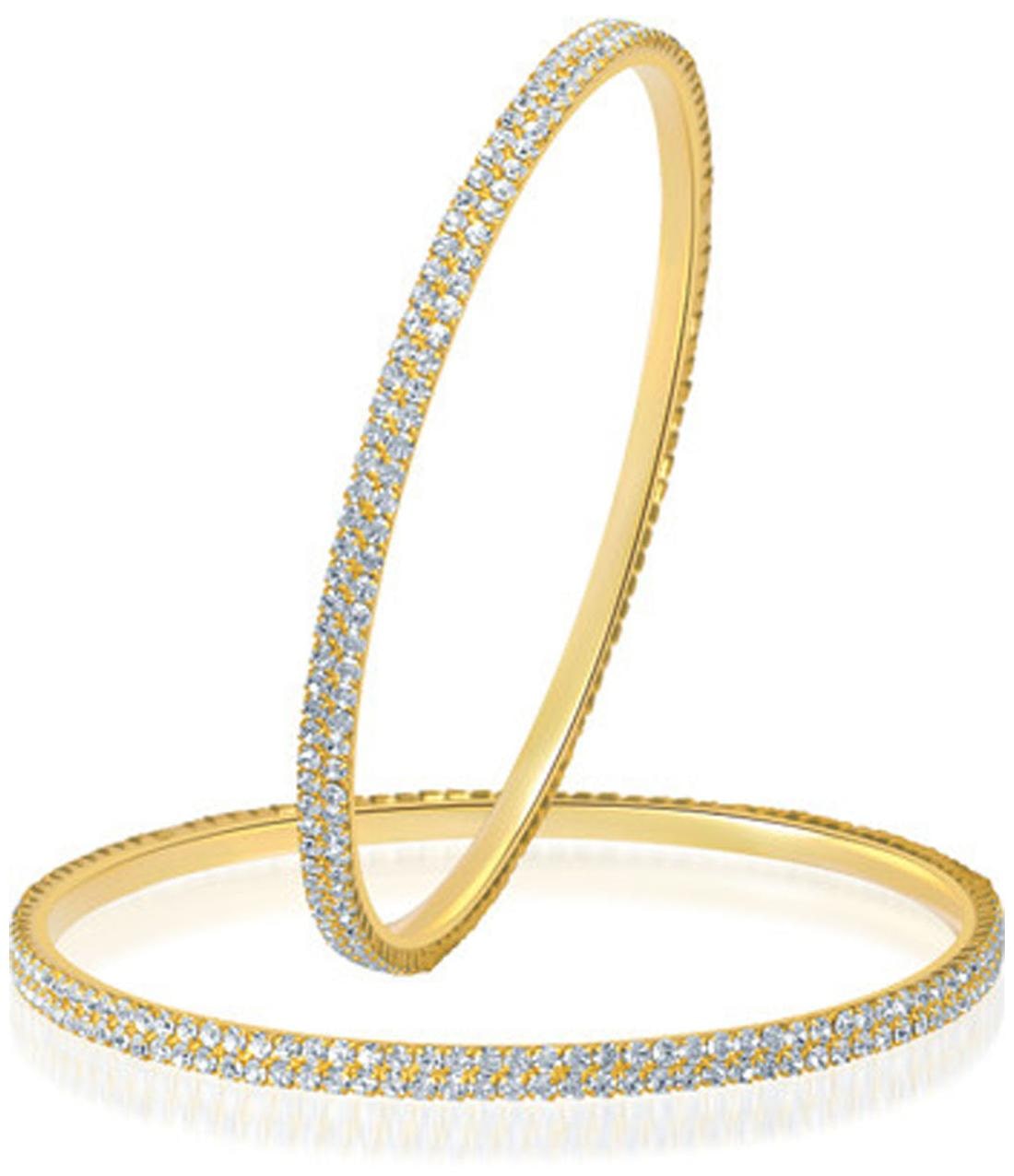 

VK Jewels Golden Bangle Set