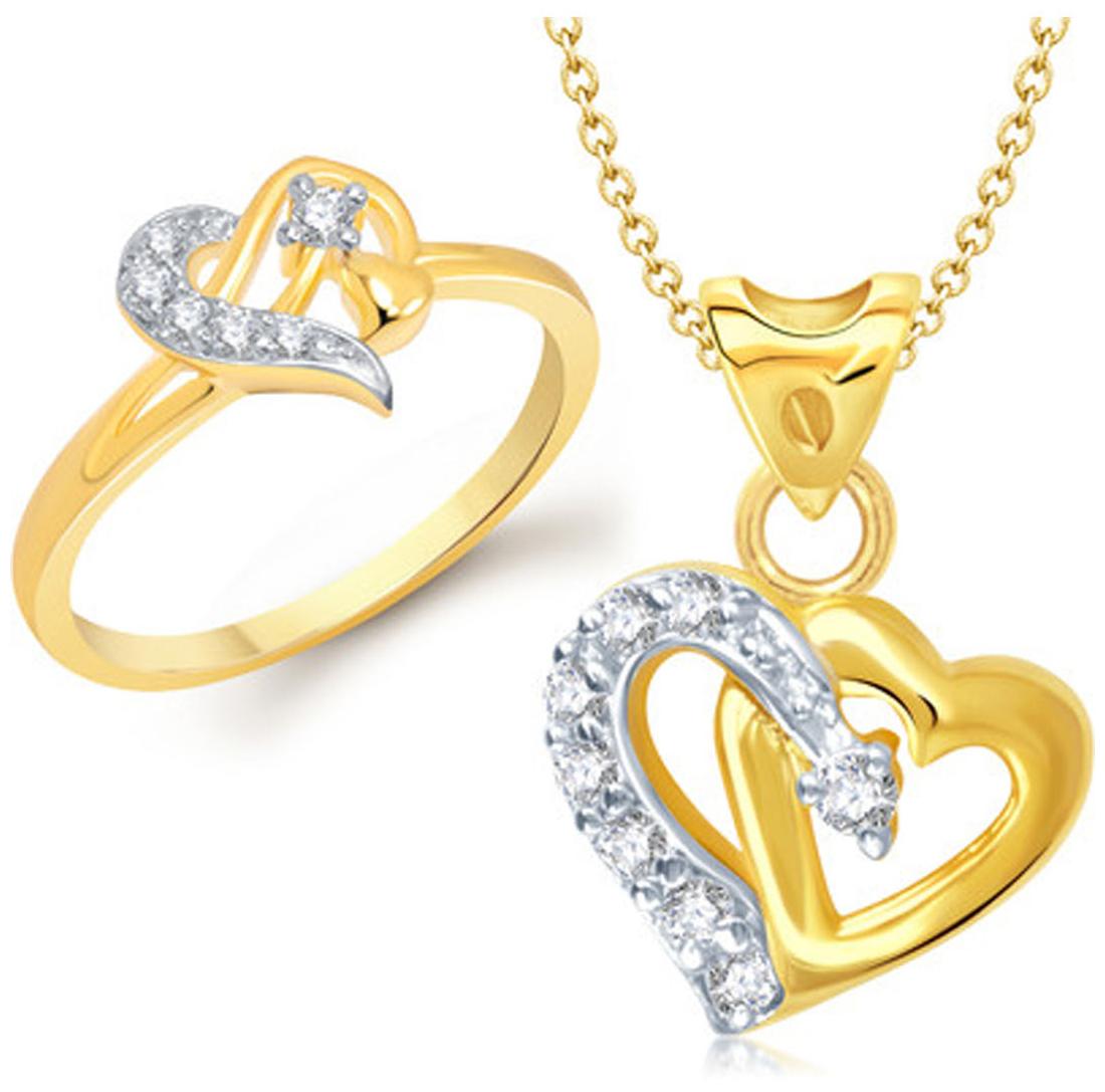 

VK Jewels Golden Jewel Set