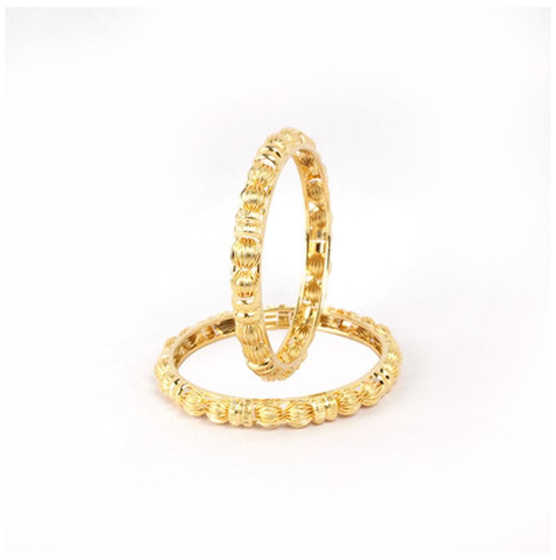 

VK Jewels Golden Bangle Set