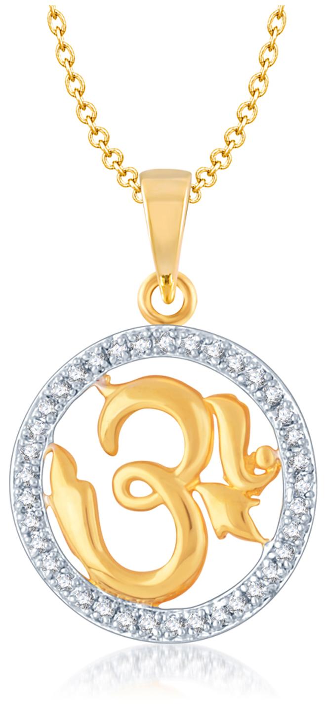 

VK Jewels Golden And Silver Pendant