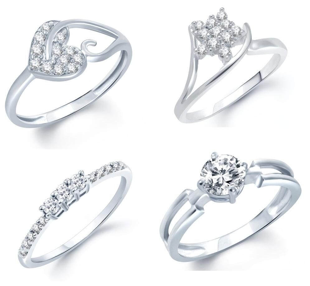 

VK Jewels Rhodium Plated Alloy Rings Combo Set for Women Girls - COMBO1382R VKCOMBO1382R9
