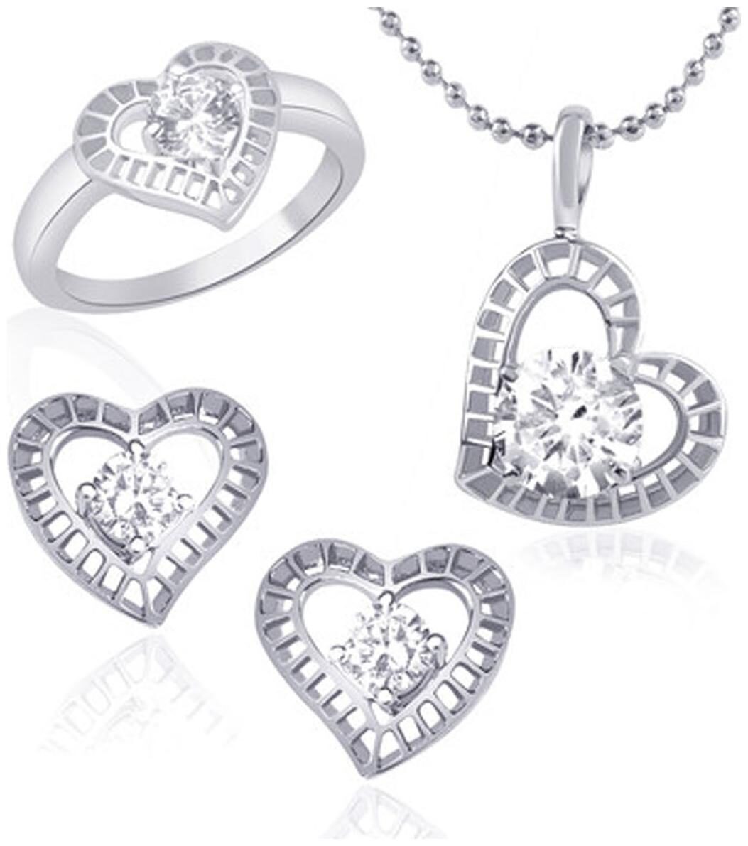 

VK Jewels Silver Jewel Set