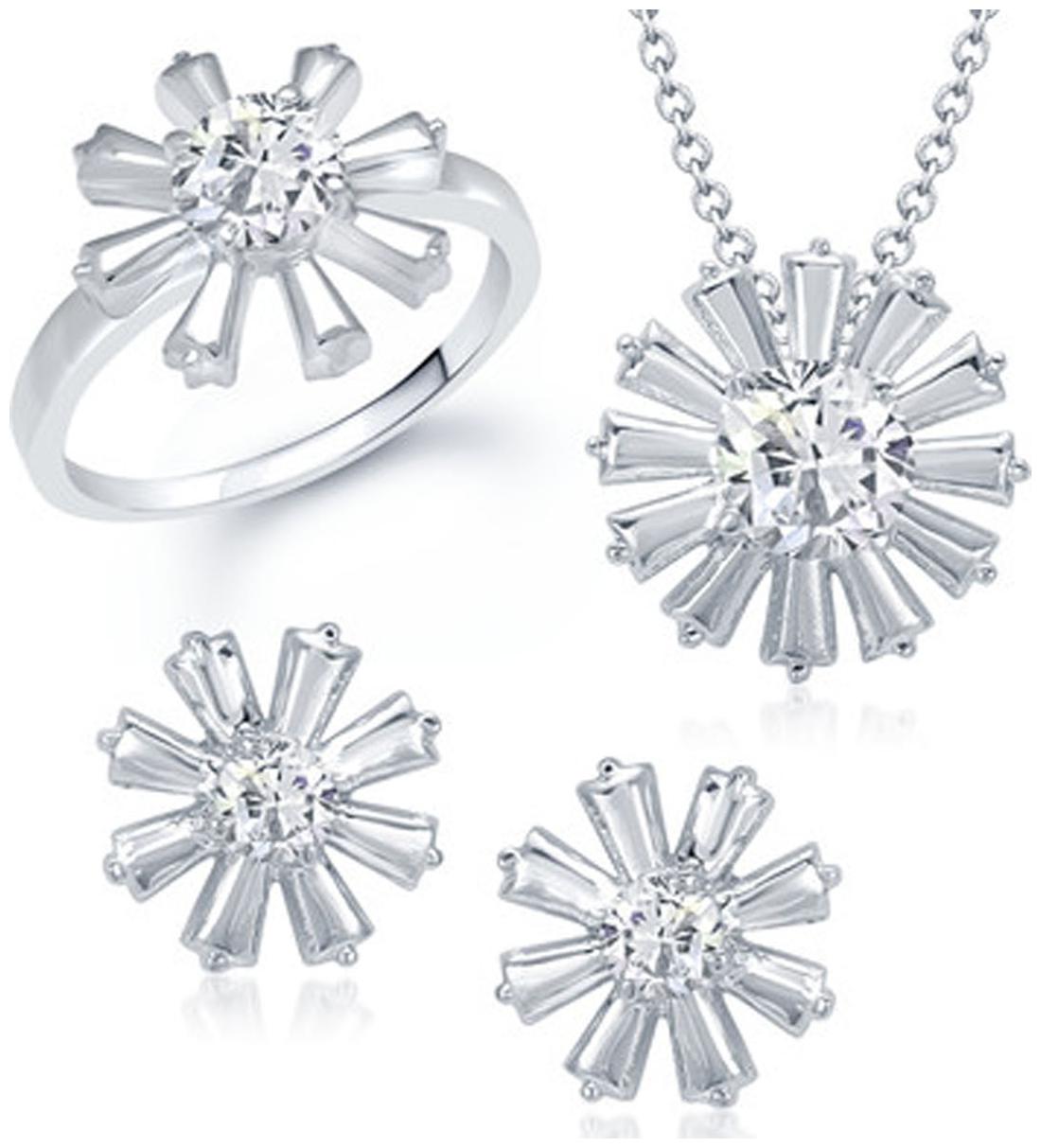 

VK Jewels Silver Jewel Set
