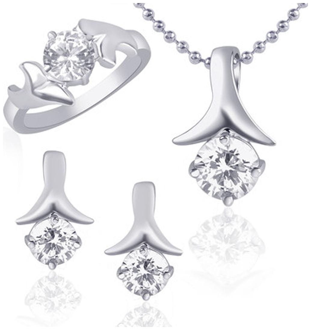 

VK Jewels Silver Jewel Set