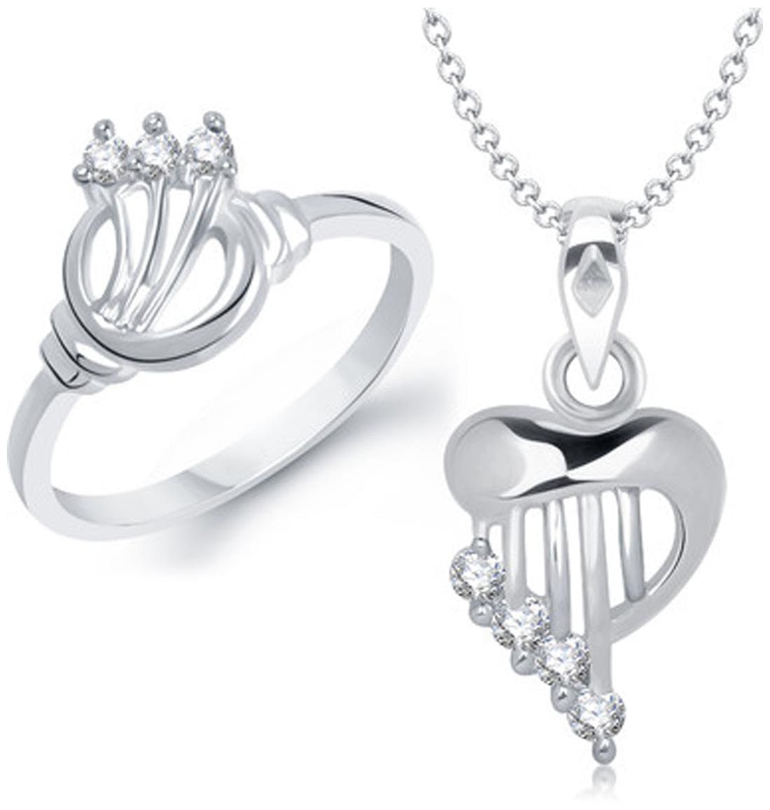 

VK Jewels Silver Jewel Set