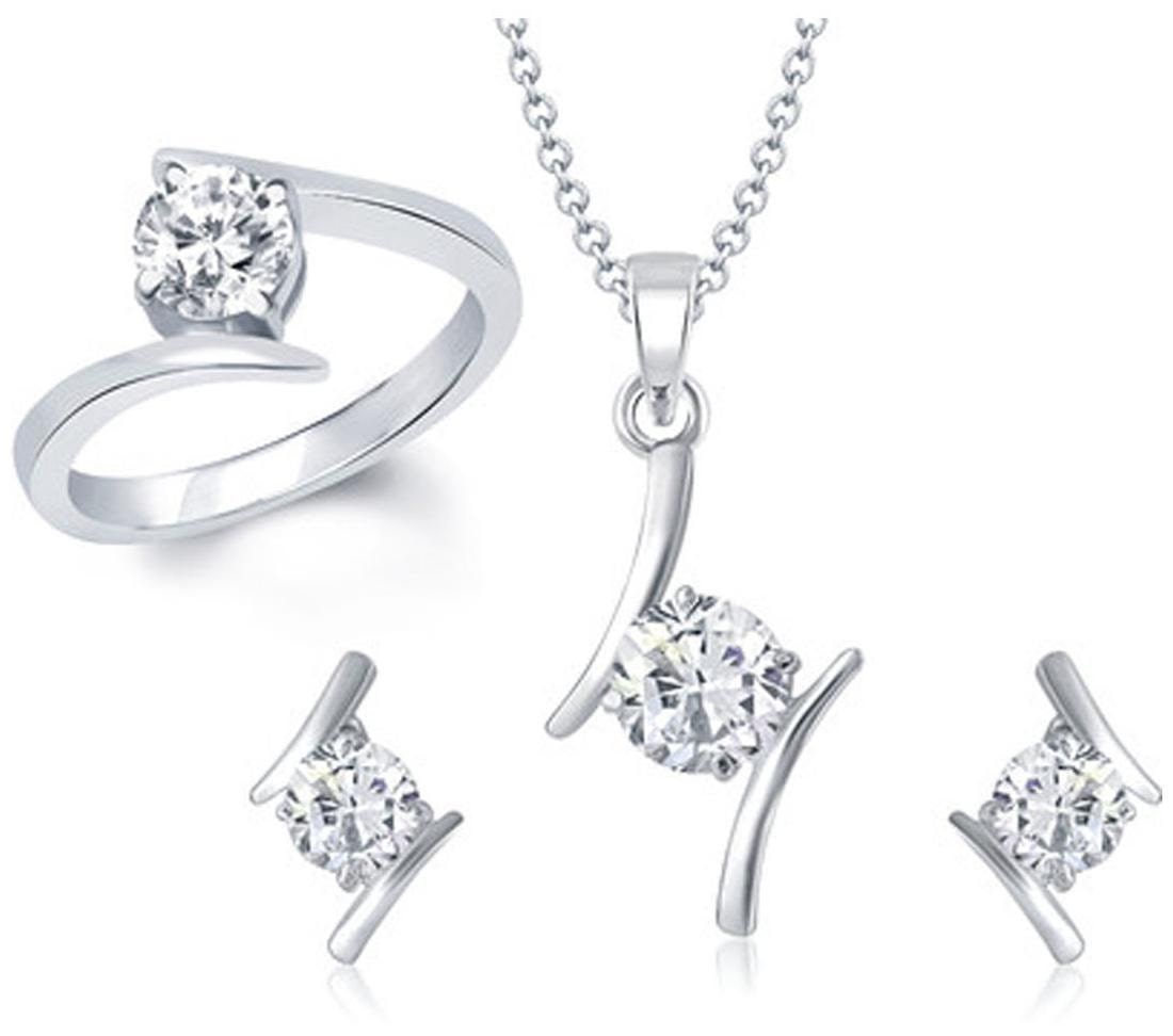 

VK Jewels Silver Jewel Set