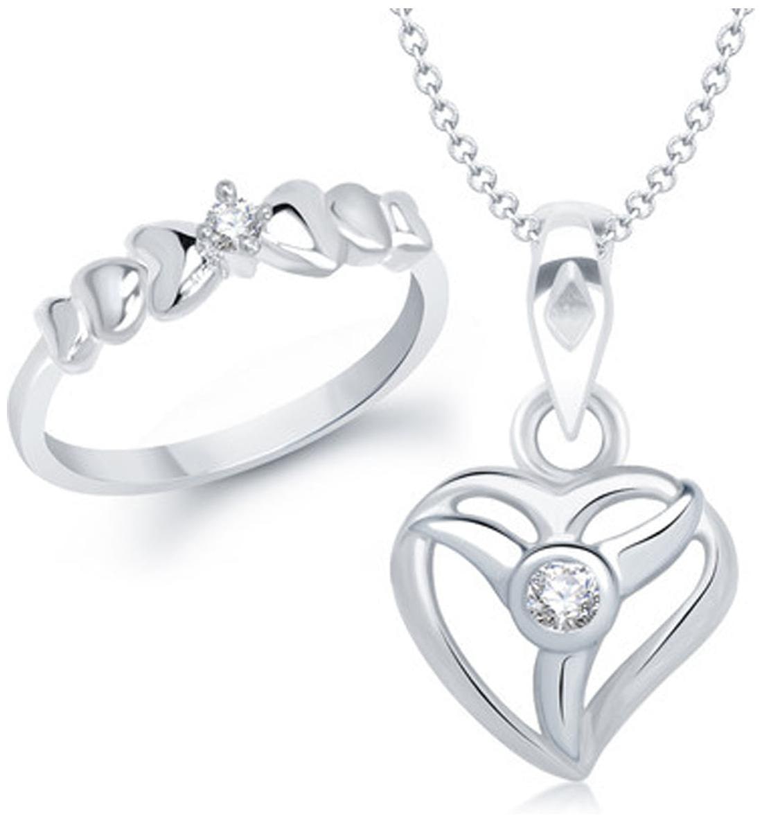 

VK Jewels Silver Jewel Set