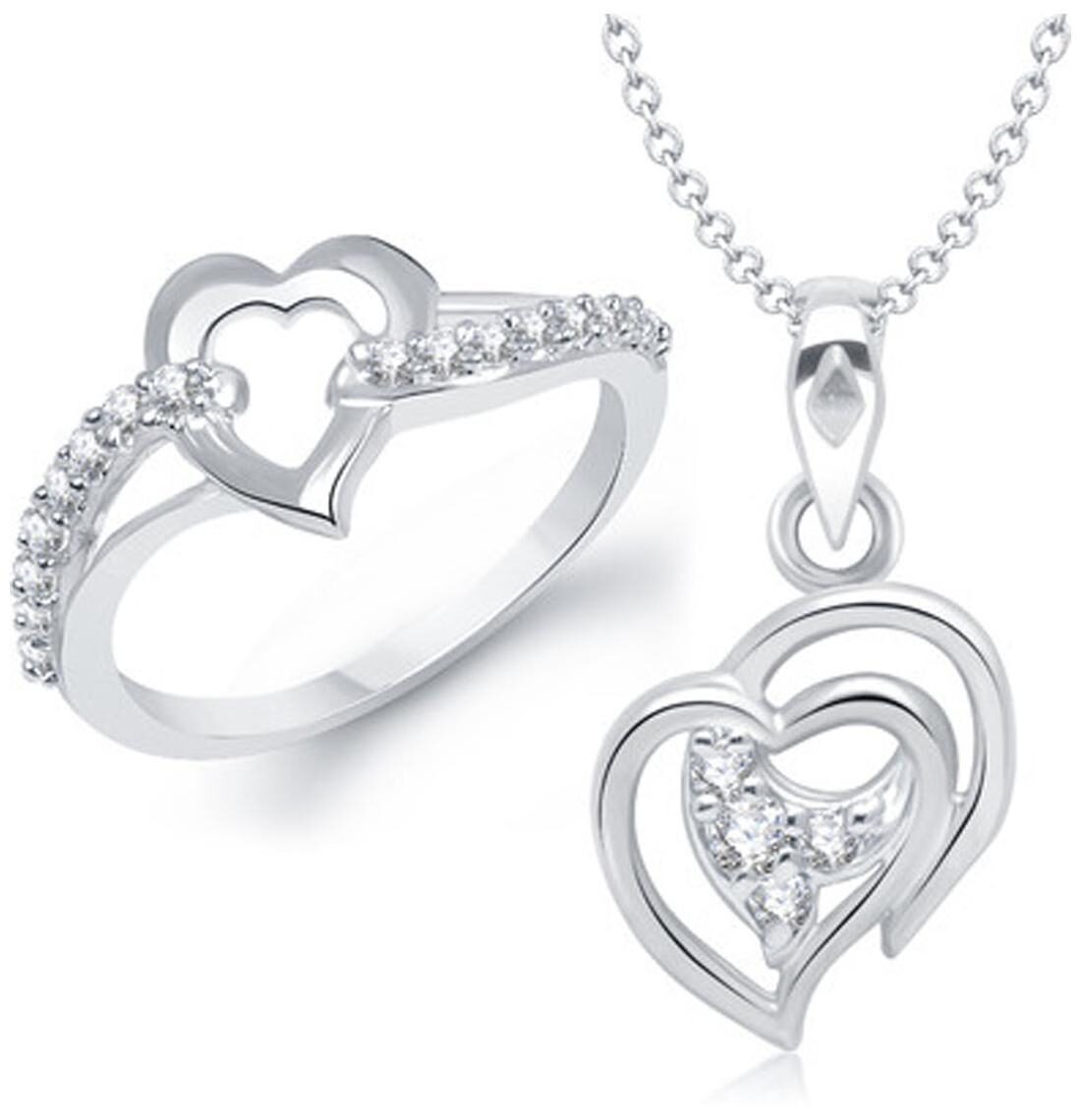 

VK Jewels Silver Jewel Set