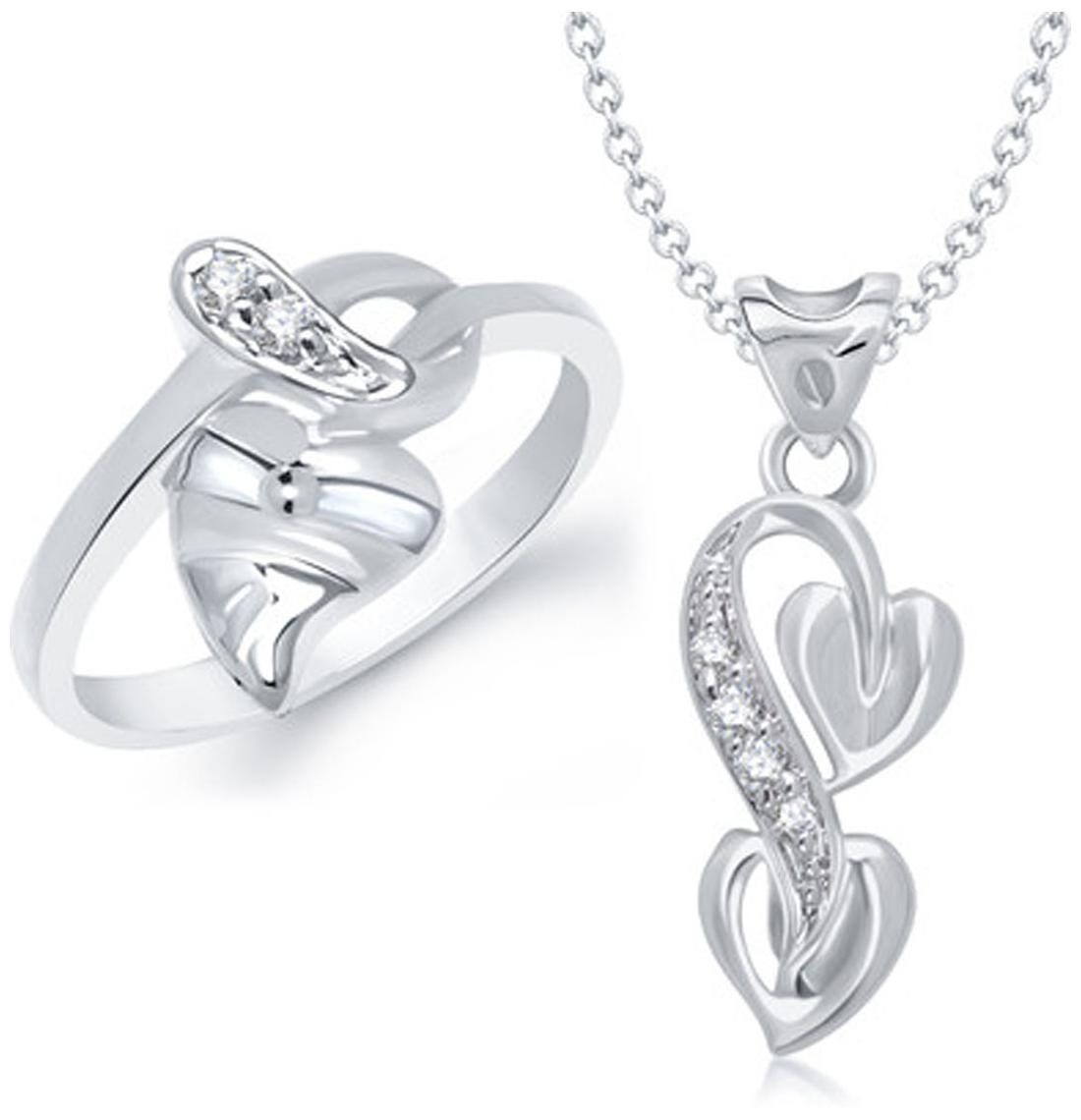 

VK Jewels Silver Jewel Set