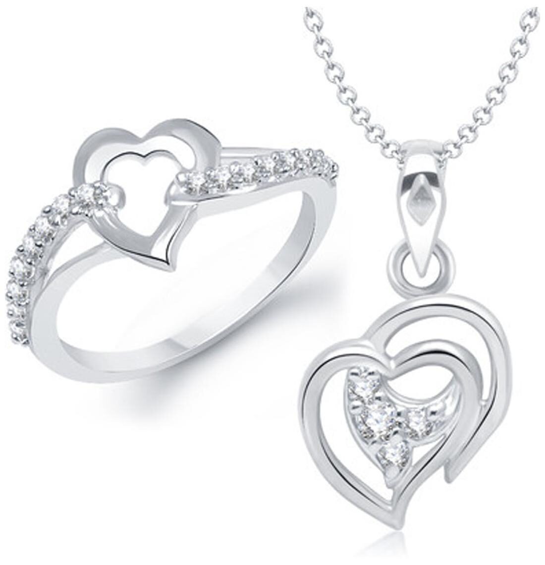 

VK Jewels Silver Jewel Set