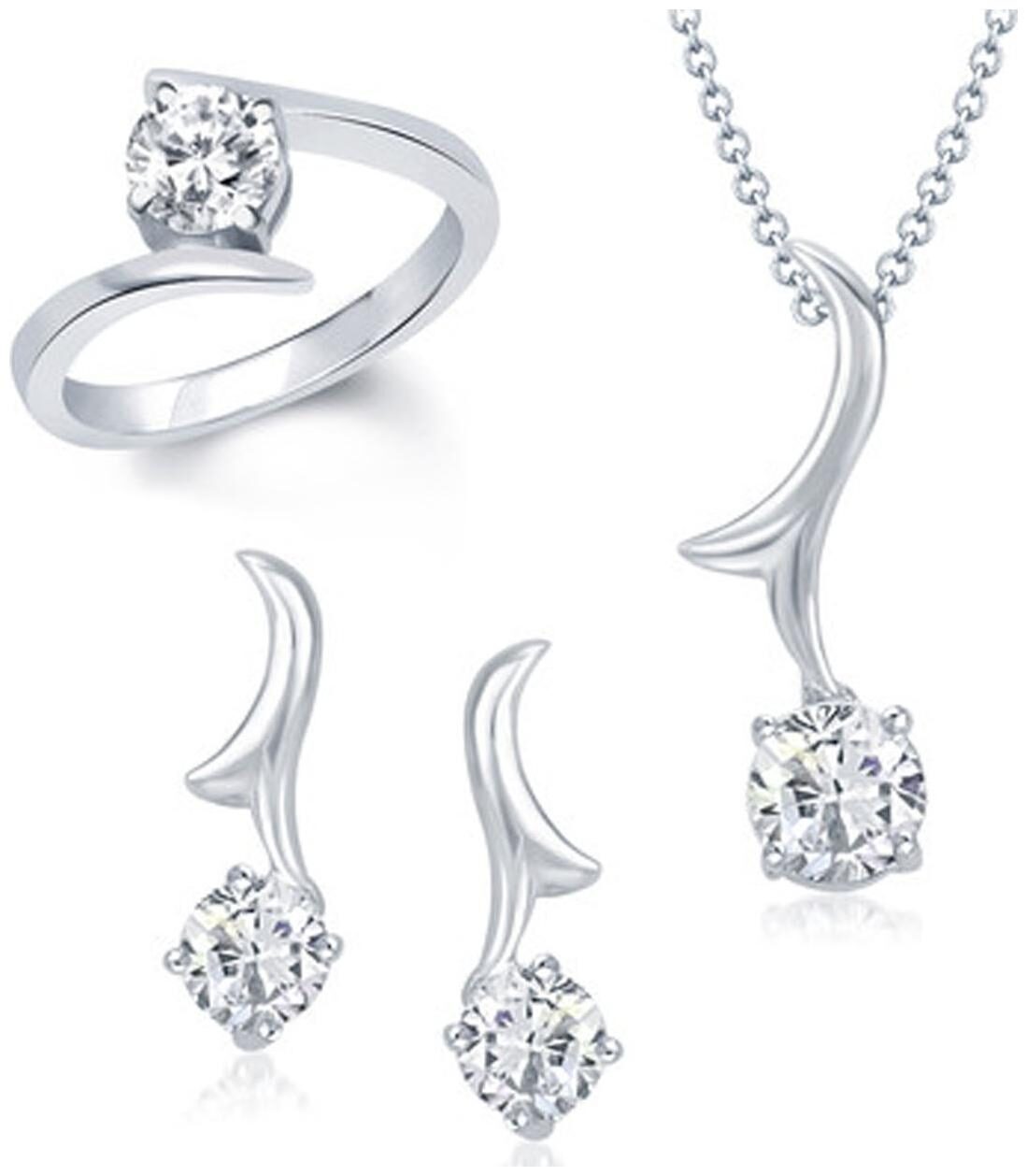 

VK Jewels Silver Jewel Set