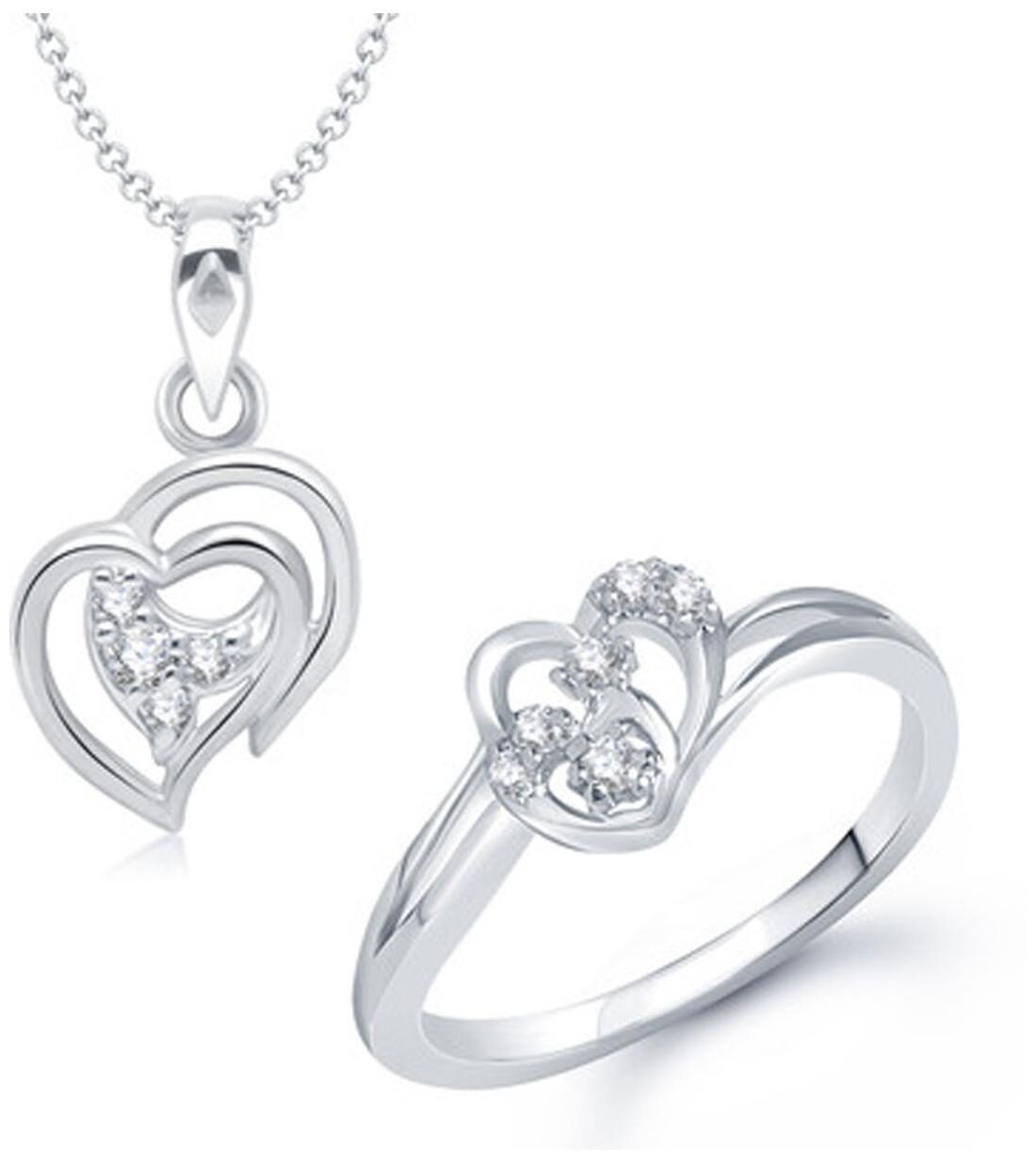 

VK Jewels Silver Jewel Set