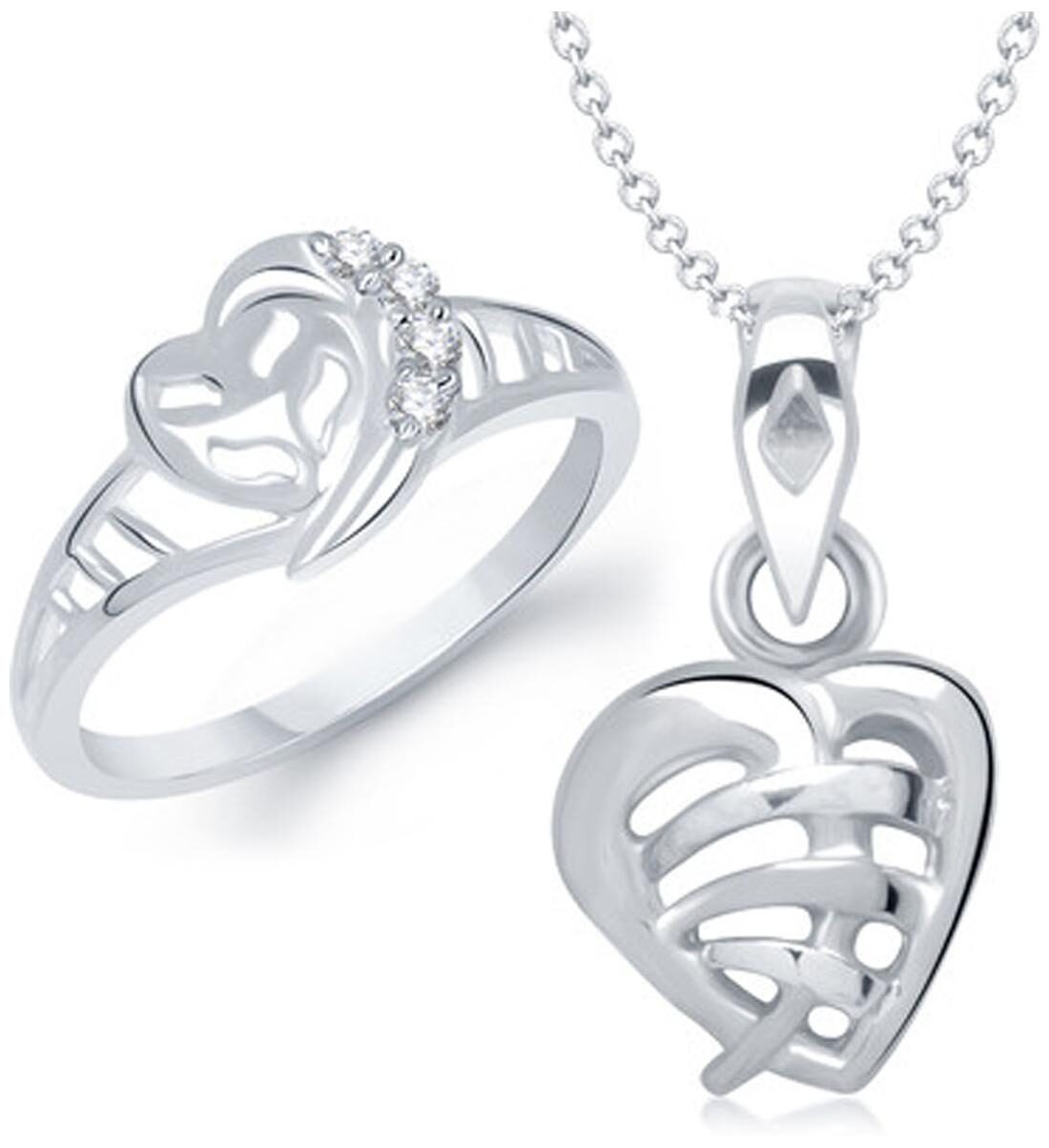 

VK Jewels Silver Jewel Set