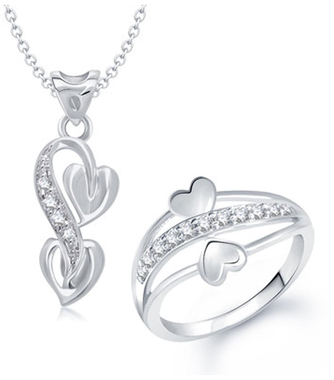 

VK Jewels Silver Jewel Set