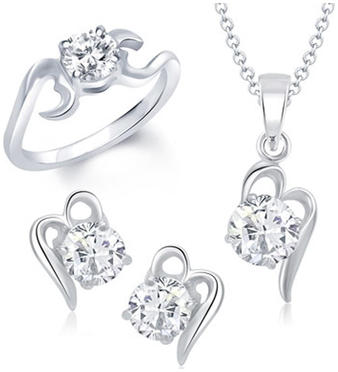 

VK Jewels Silver Jewel Set