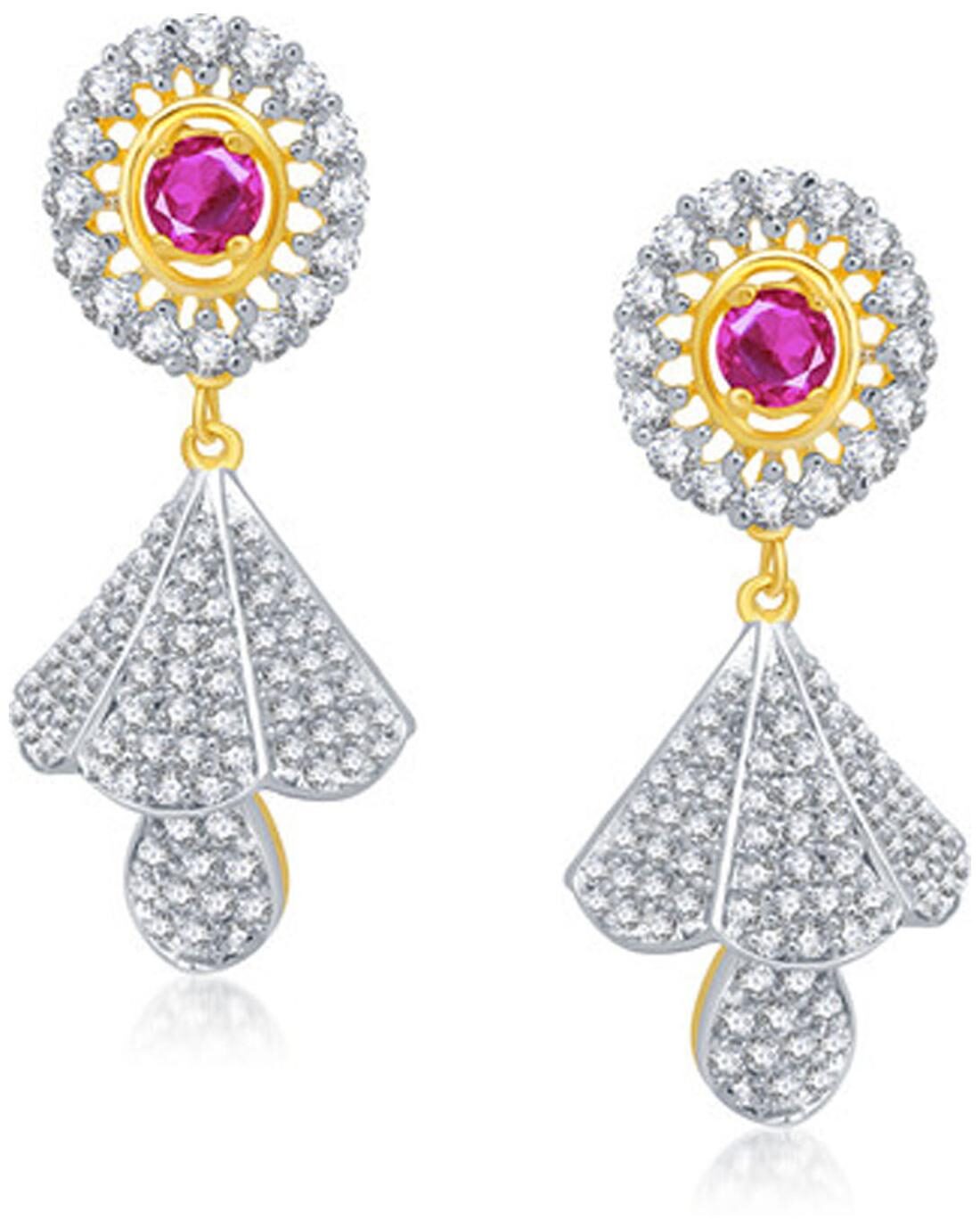 

VK Jewels Silver Jhumki Earrings