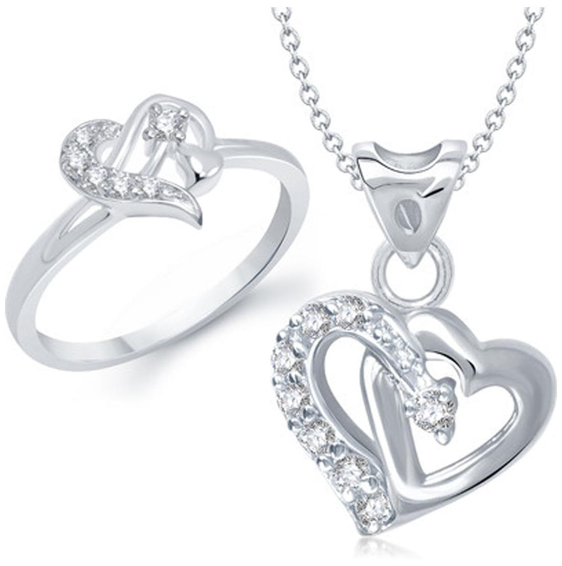

VK Jewels Silver Jewel Set