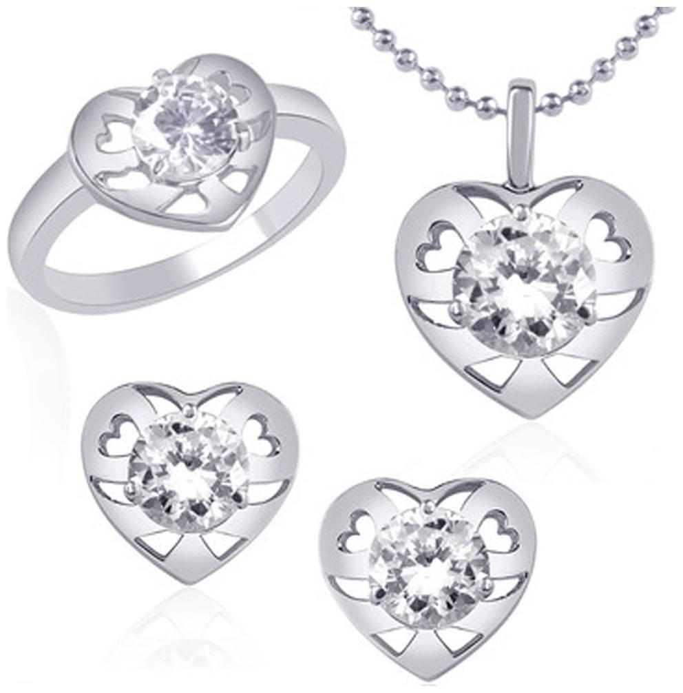 

VK Jewels Silver Jewel Set