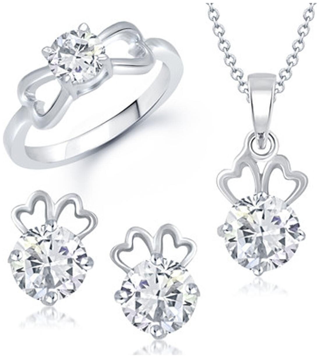 

VK Jewels Silver Jewel Set