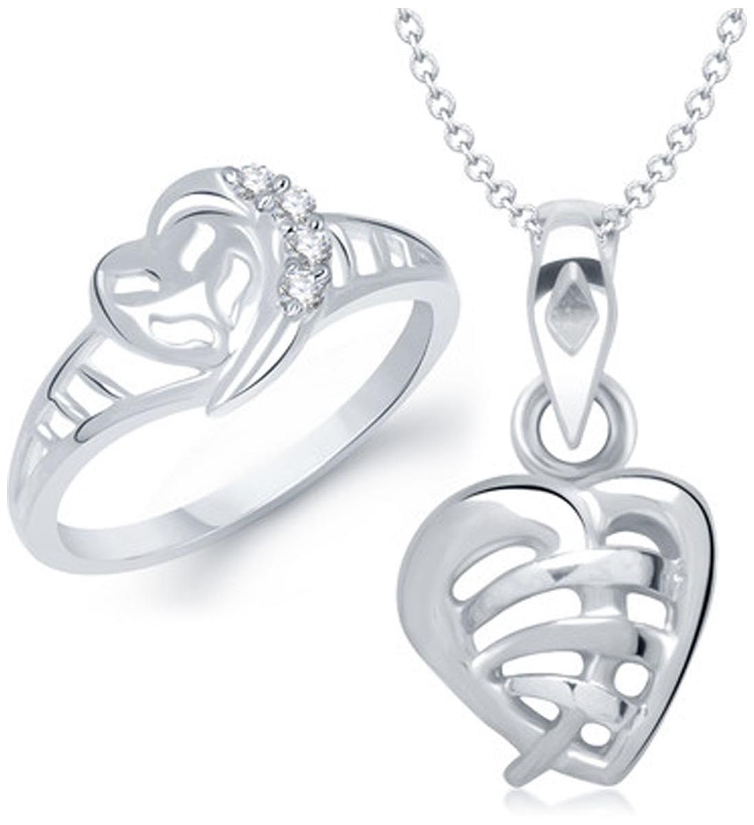 

VK Jewels Silver Jewel Set