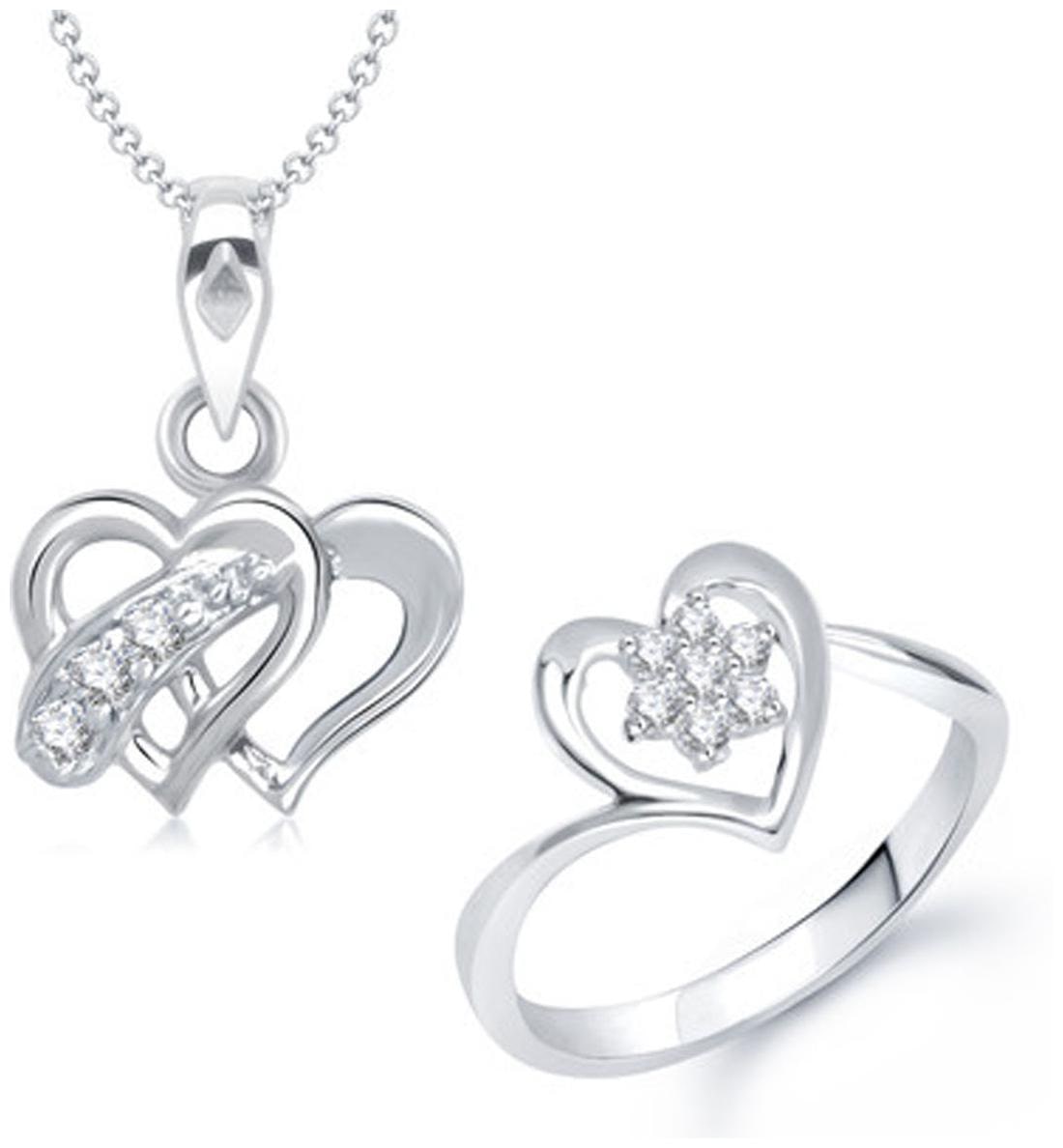 

VK Jewels Silver Jewel Set