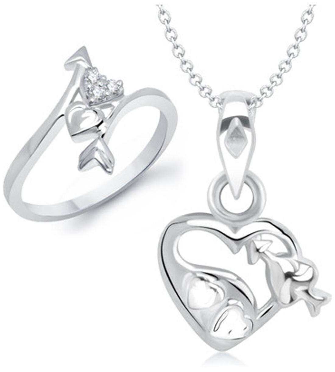 

VK Jewels Silver Jewel Set