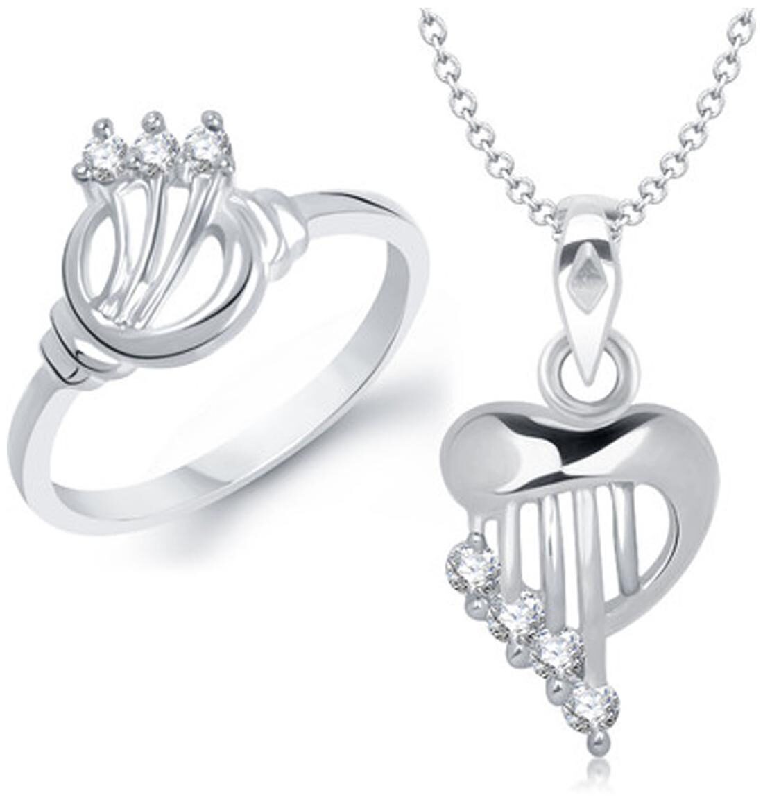 

VK Jewels Silver Jewel Set