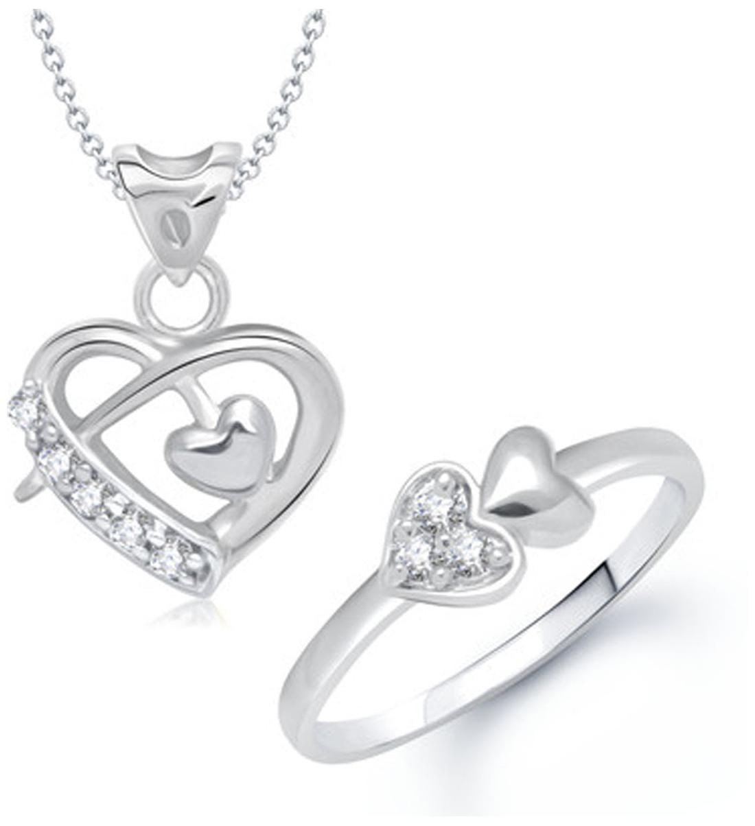 

VK Jewels Silver Jewel Set