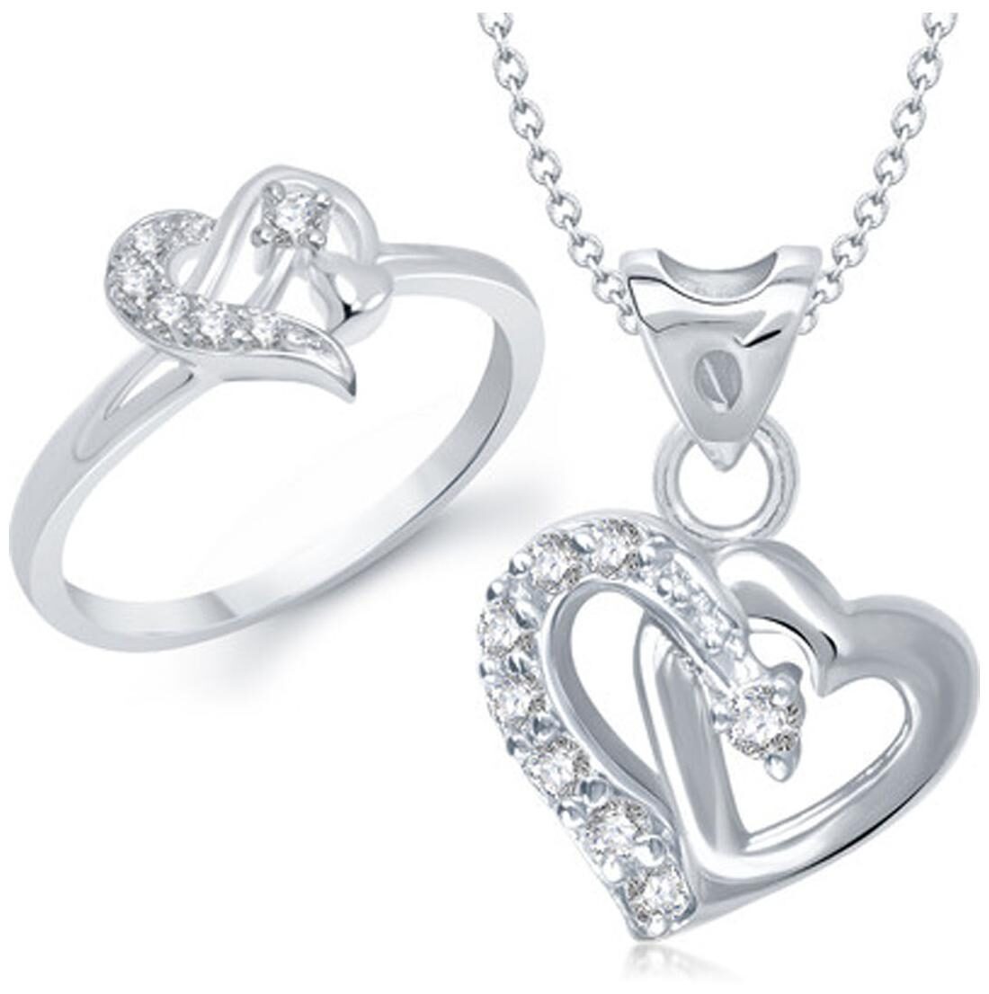

VK Jewels Silver Jewel Set
