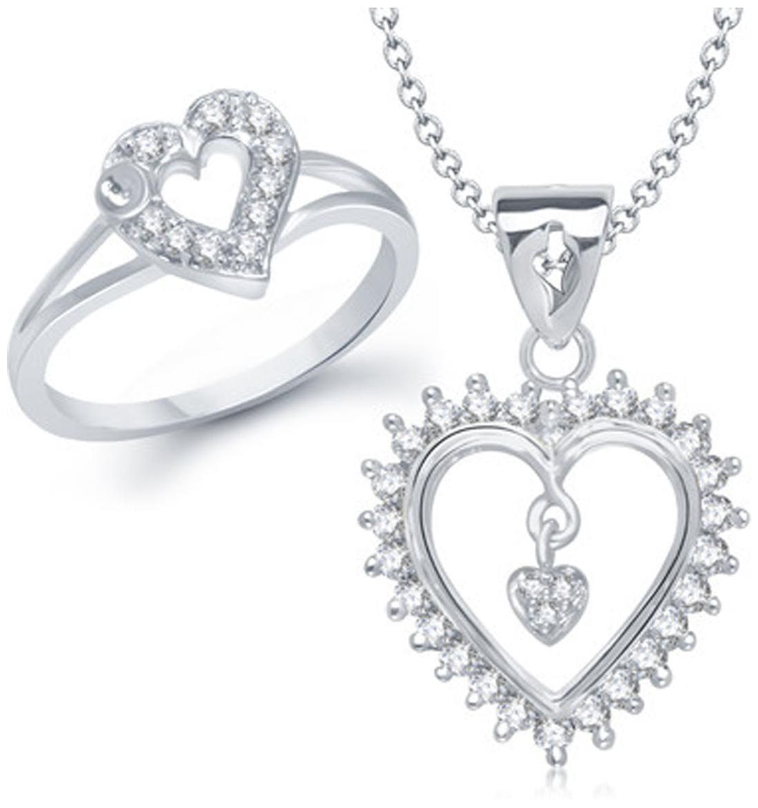 

VK Jewels Silver Jewel Set