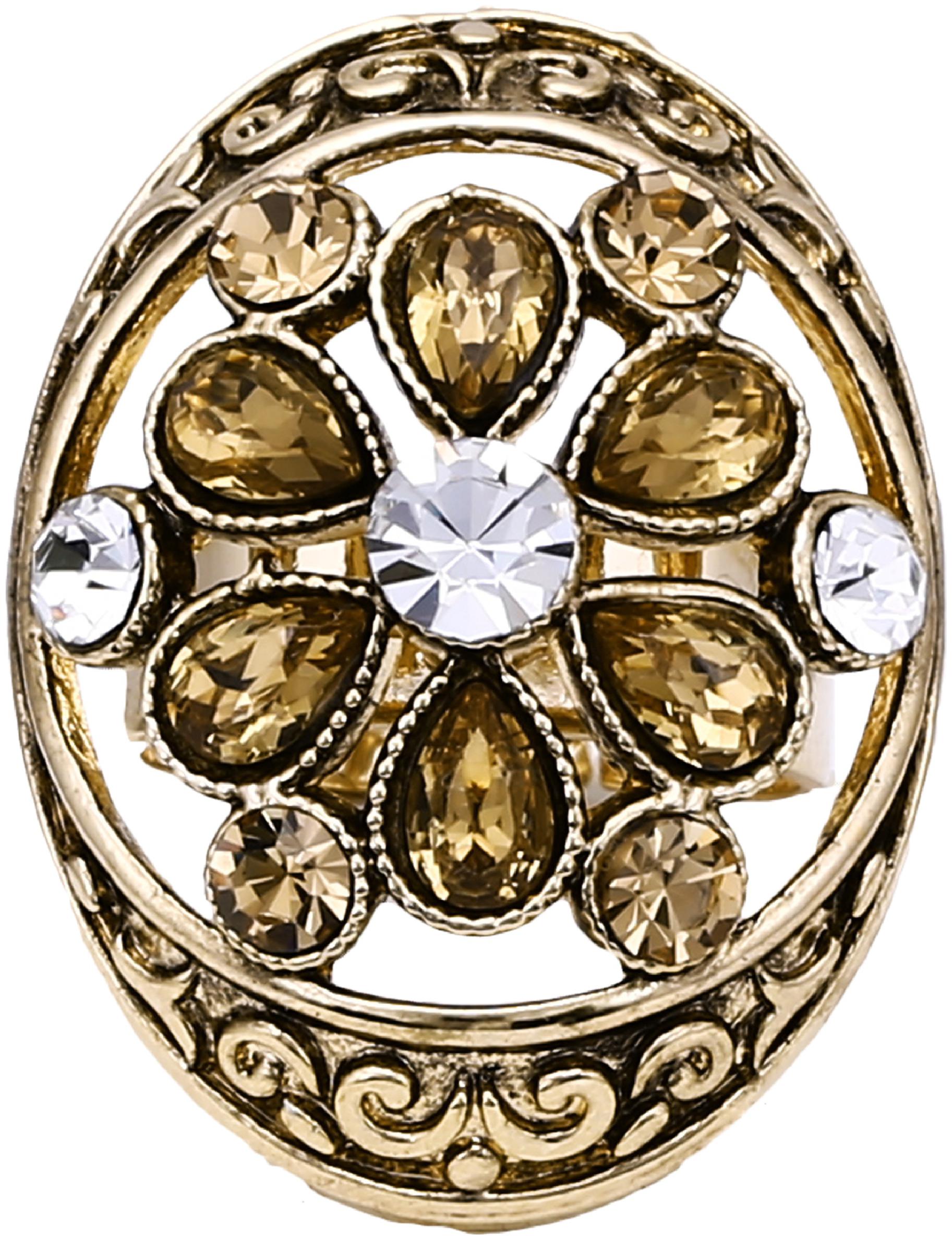 

VK Jewels Traditional Gold Plated Alloy Adjustable Ring for Women VKFR3318G